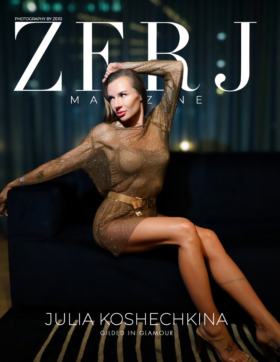 Julia Koshechkina — Gilded in Glamour cover thumbnail